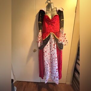 Queen of Hearts Adult Costume - one size